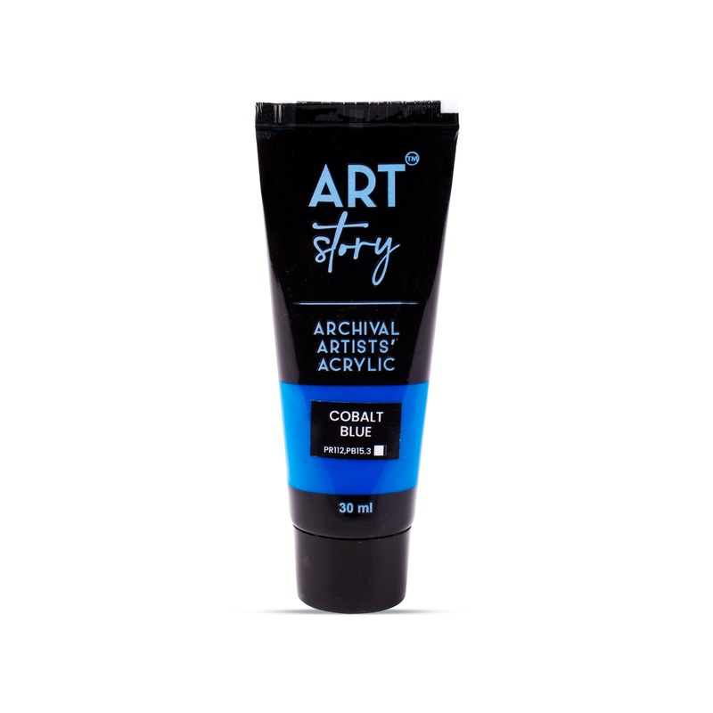 Artists Acrylic Colour Cobalt Blue 30ml Tube