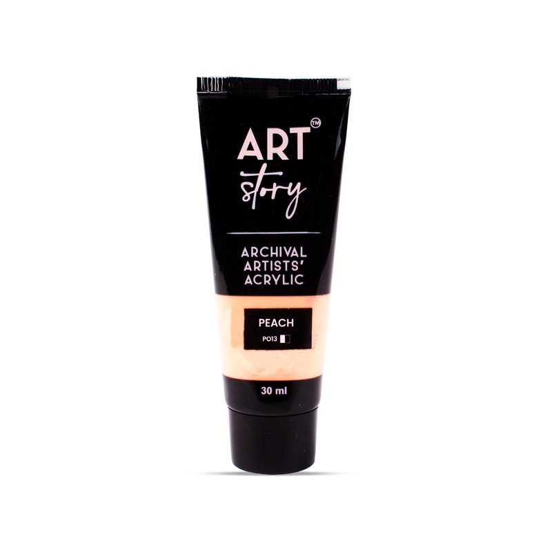 Artists Acrylic Colour Peach 30ml Tube