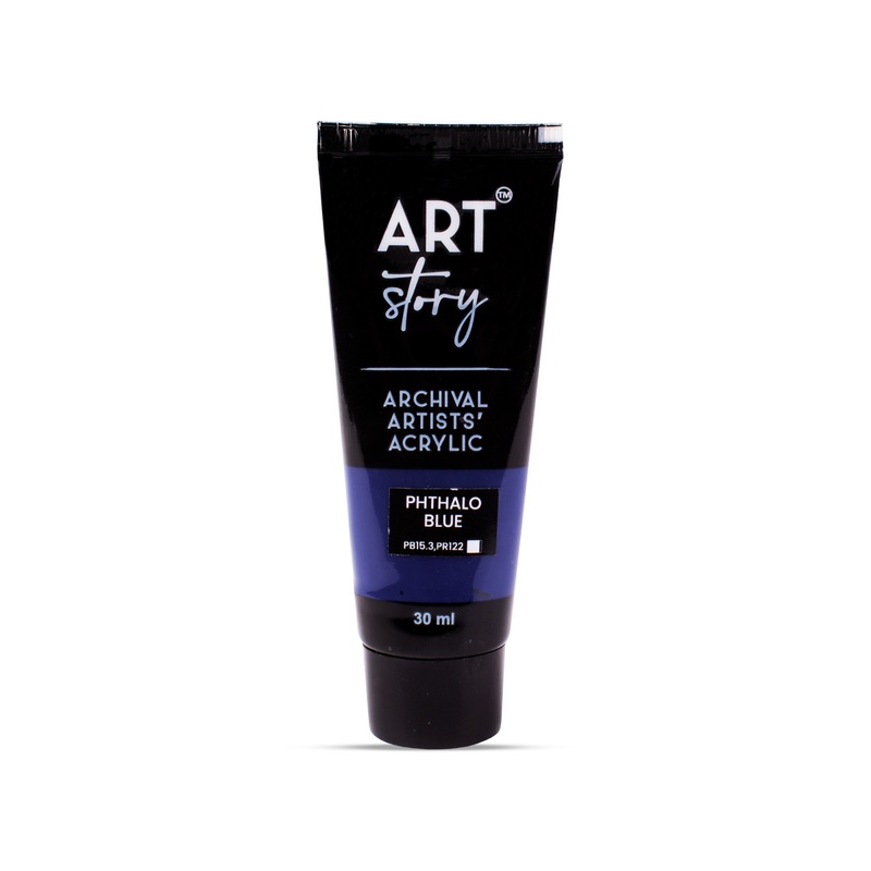 Artists Acrylic Colour Phthalo Blue 30ml Tube