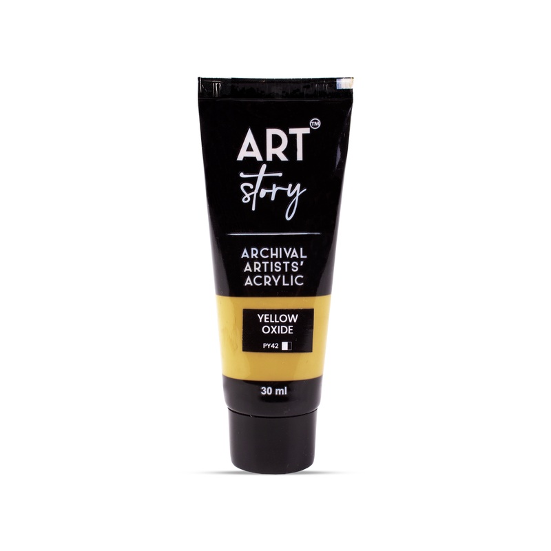 Artists Acrylic Colour Yellow Oxide 30ml Tube