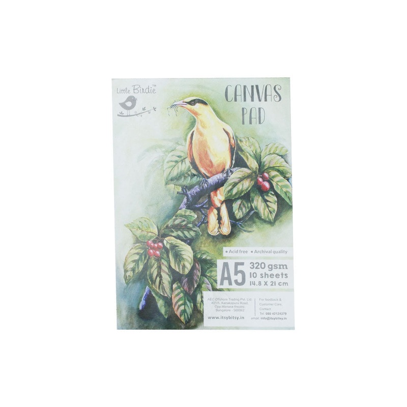 Canvas Pad 0.5Mm A5 10Sheets Lb