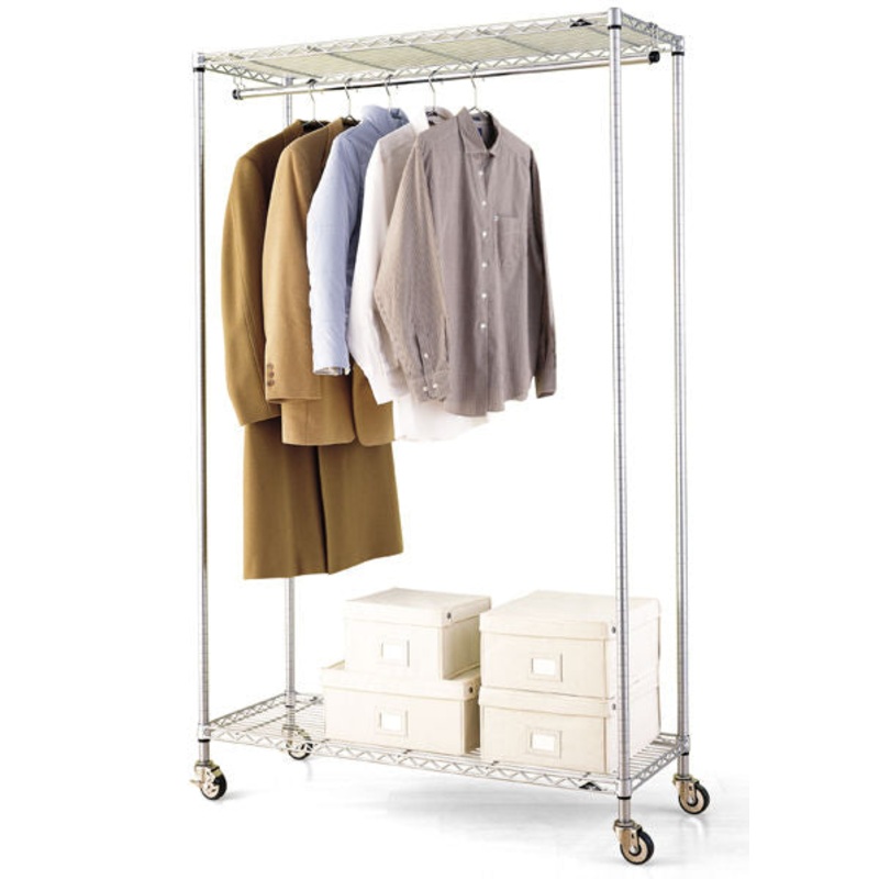 Metro Garment Rack 48 x 18 x 74H with casters