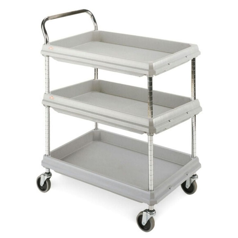 Metro Polymer Deep Ledge Utility Cart  3-shelf – 21-1/2 x 32-3/4 x 41H