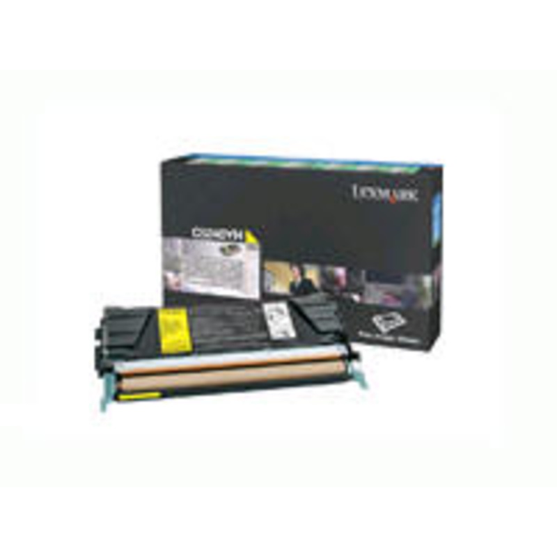 Lexmark C524, C532, C534 Yellow Hi-Yield Toner -5000 page yield