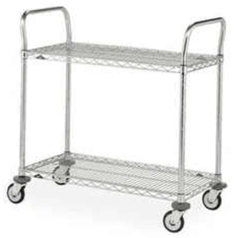 Metro MW605 Super Erecta 18 x 36 x 38H Two Shelf Utility Cart