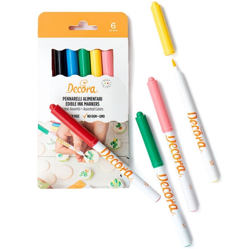 Decora Edible Ink Marker Pens