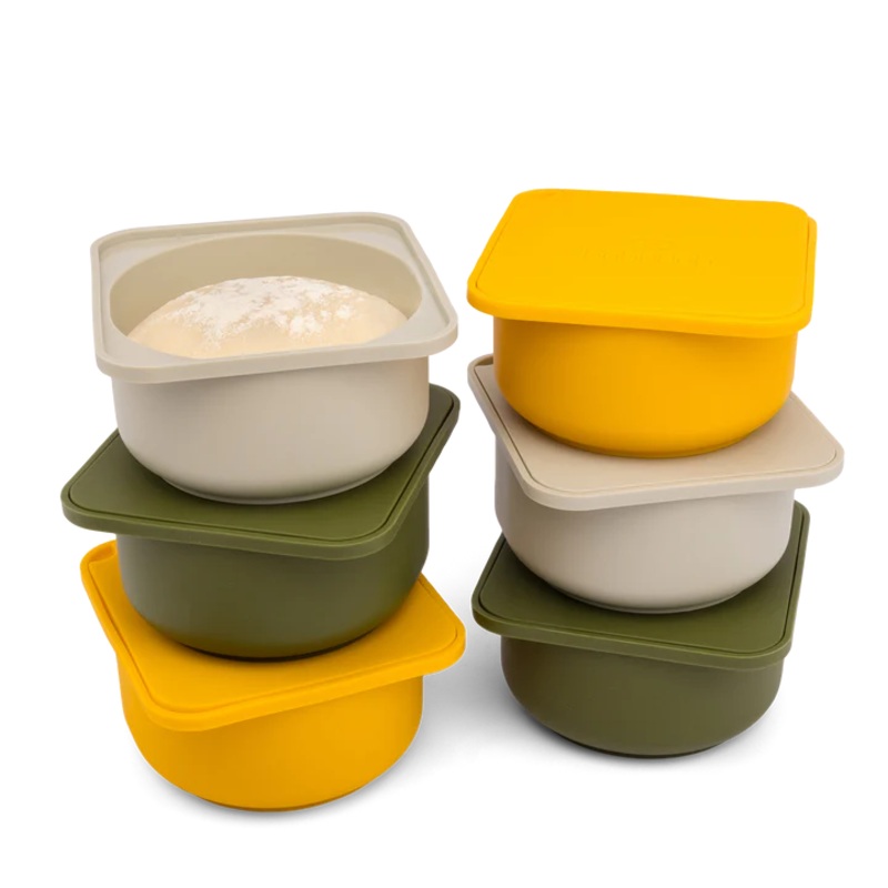 Babadoh Dough Proving Containers – Set of 6