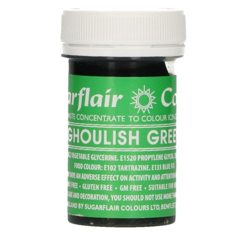 Sugarflair Paste Colour – Ghoulish Green
