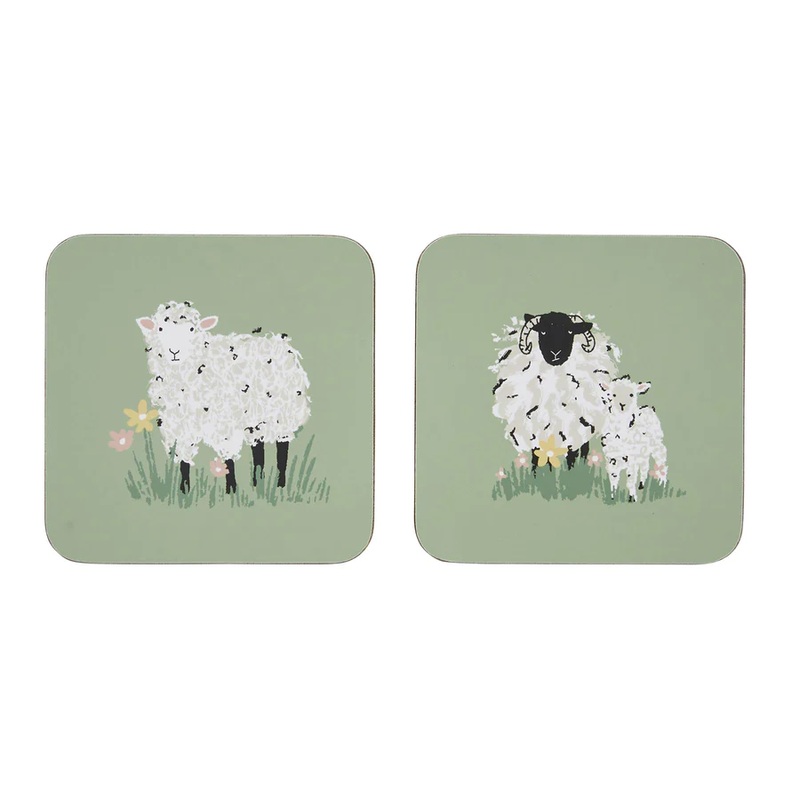 Ulster Weavers Coaster 4pk – Woolly Sheep