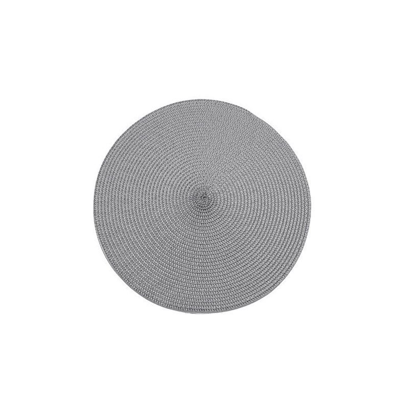 Walton’s Circular Ribbed Placemat – Storm Grey