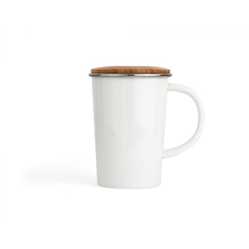 Bredemeijer Tea Mug Bamboo – White