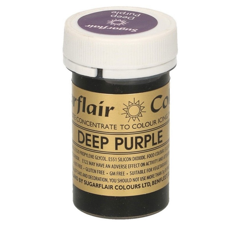 Sugarflair Paste Colour – Deep Purple