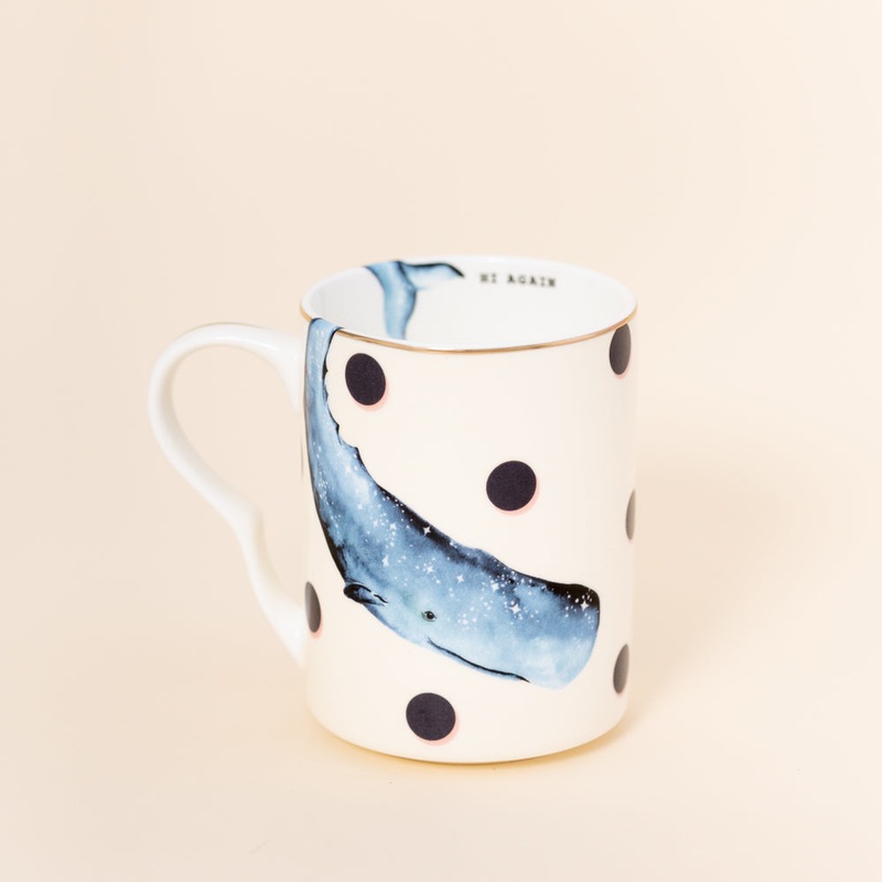 Yvonne Medium Mug –  Whale