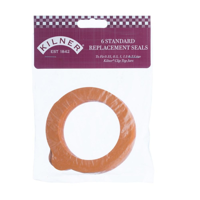Kilner Replacement Rubber Seals – Standard, Pack of 6