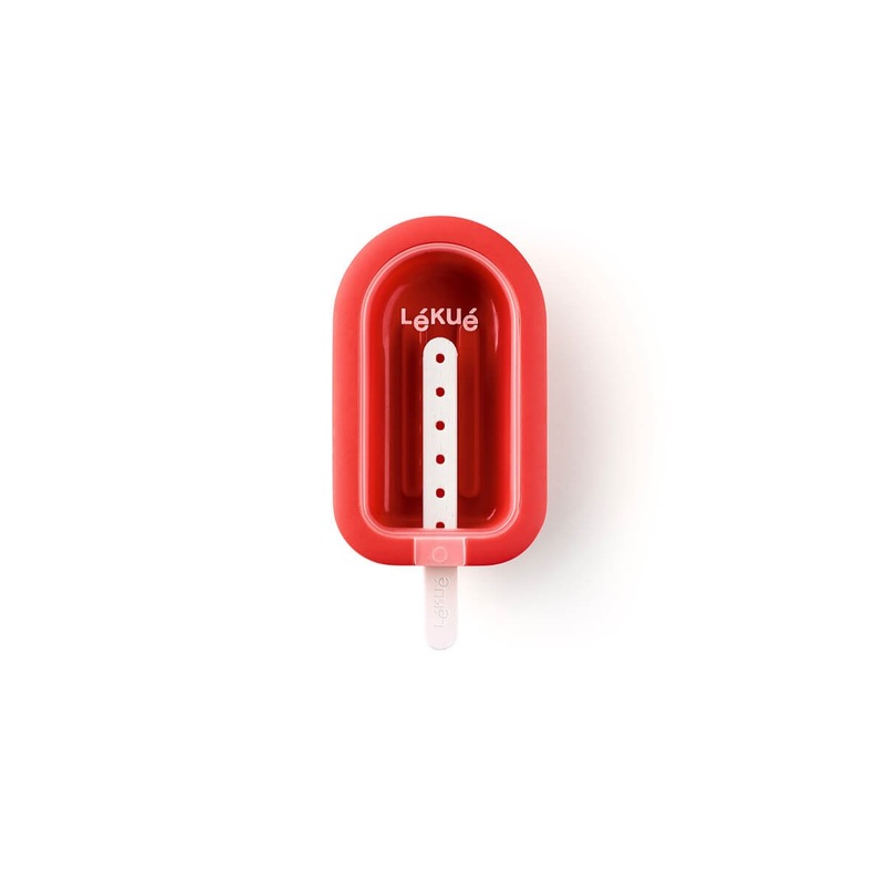 Lekue Stackable Popsicle Mould – Red