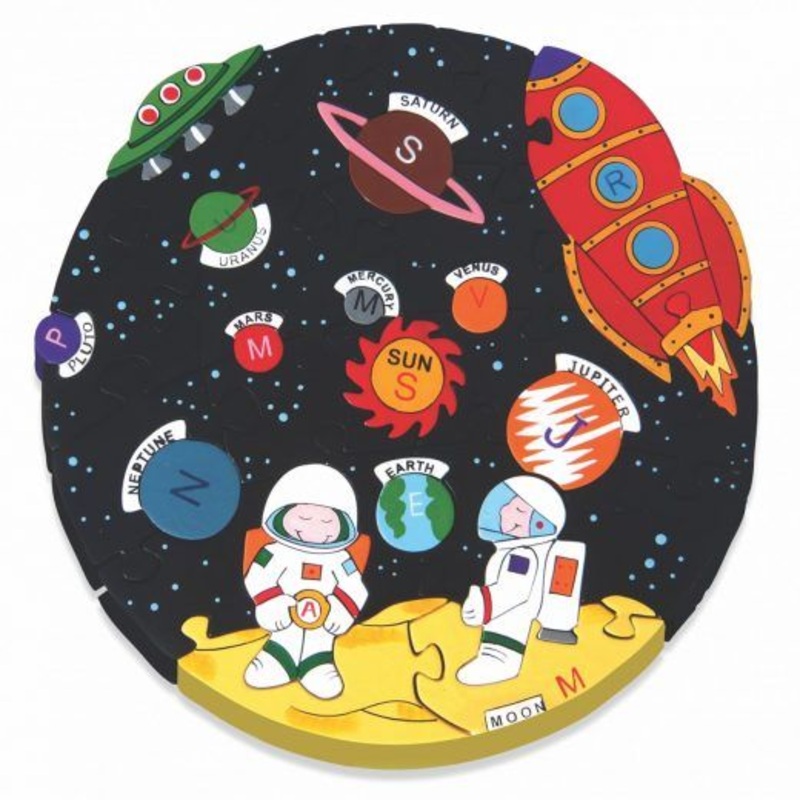 Alphabet Jigsaw – Map of Solar System