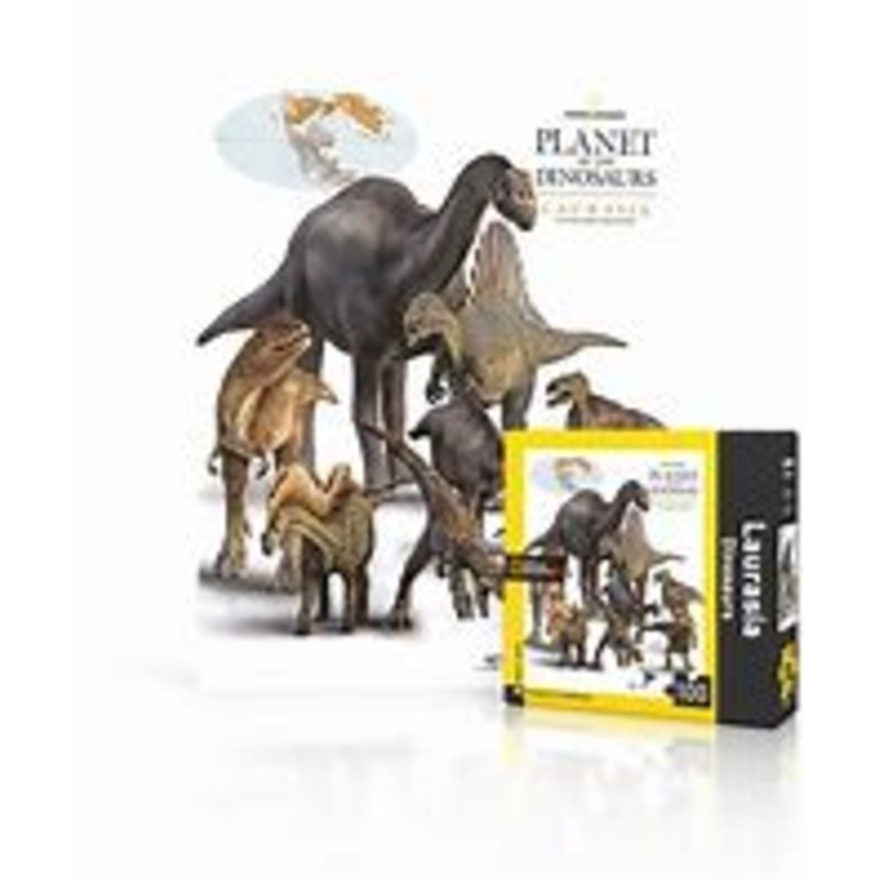 Nat Geo Mini Jigsaw – Laurasia Dinosaurs