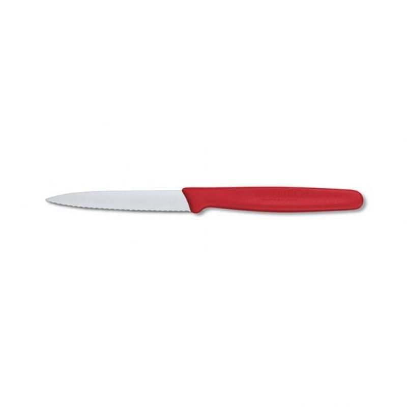 Victorinox Serrated Knife Red Handle – 10cm