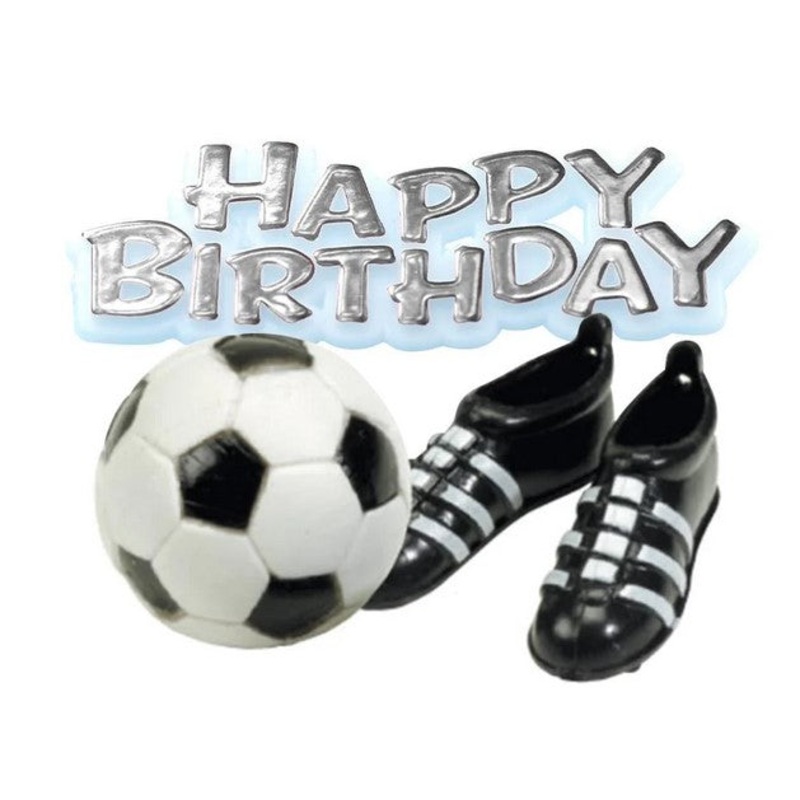 Anniversary House Cake Topper – Football Set
