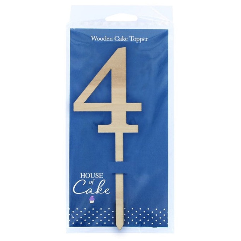 House of Cake Wooden Pic – Number 4
