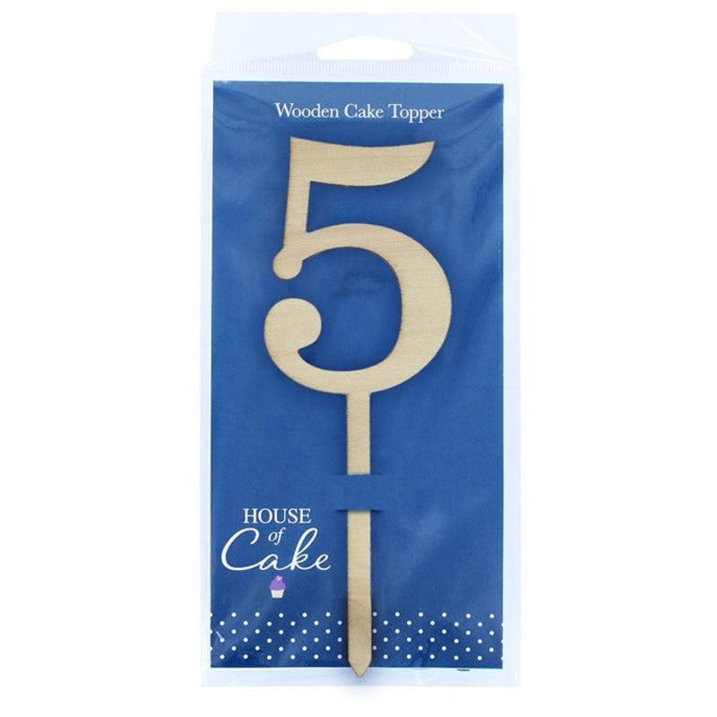 House of Cake Wooden Pic – Number 5