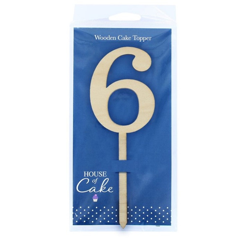 House of Cake Wooden Pic – Number 6