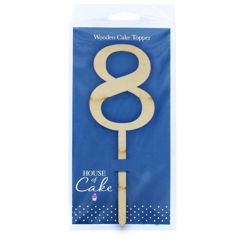 House of Cake Wooden Pic – Number 8