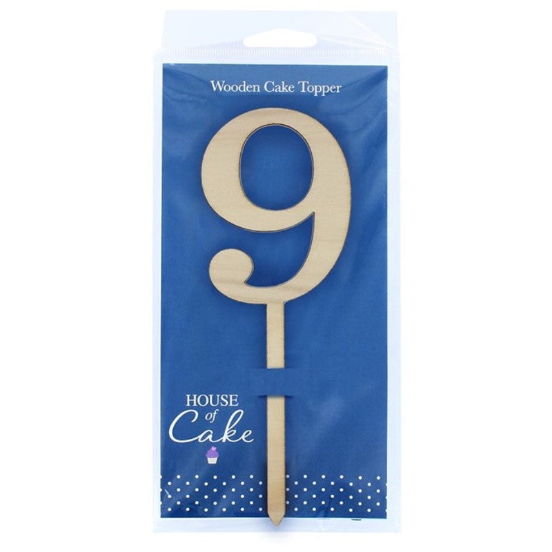 House of Cake Wooden Pic – Number 9