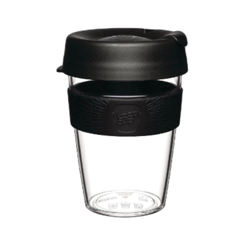 Keep Cup Clear 12oz – Black