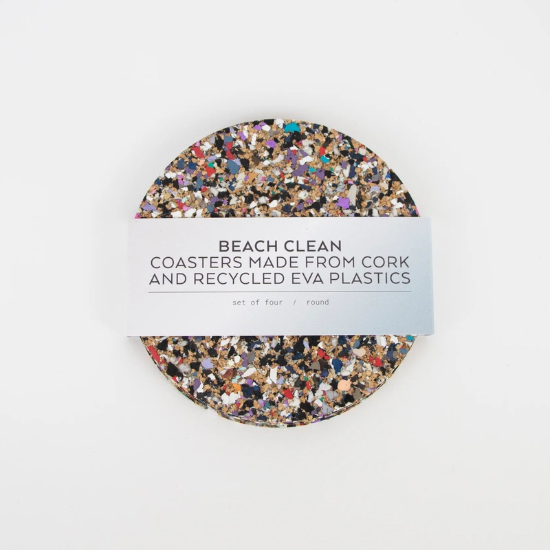 Liga Beach Clean  Coaster Set – Round