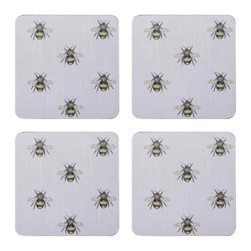 Creative Tops Coasters  Pack of 4, Bee