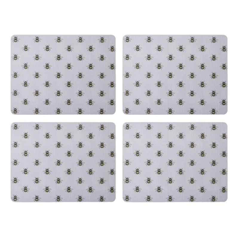 Creative Tops Placemat, Bee Print  Pack of 4