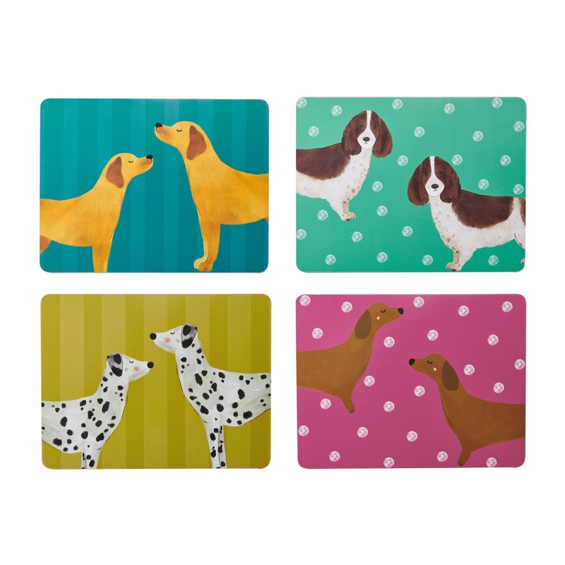 Creative Tops Placemat, Dog Print  Pack of 4