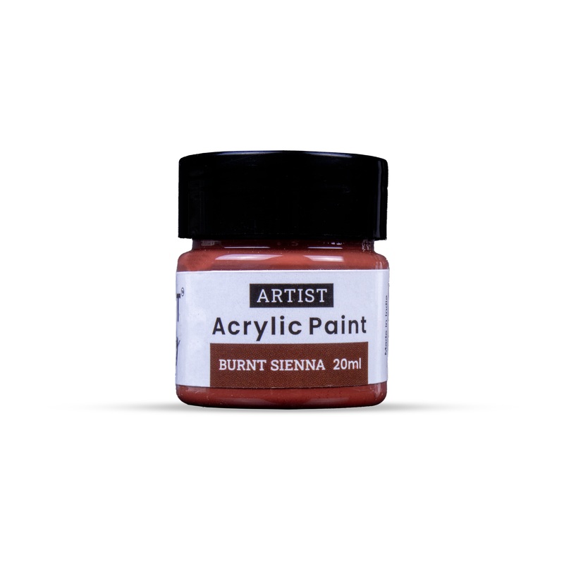 Acrylic Colour Burnt Sienna 20ml Bottle