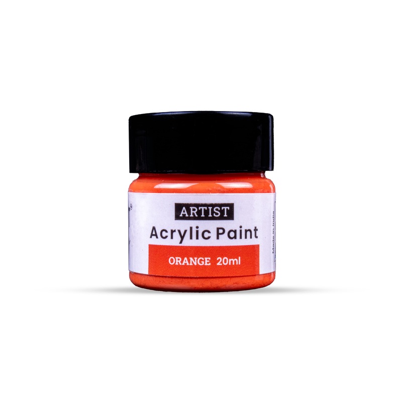 Acrylic Colour Orange 20ml Bottle