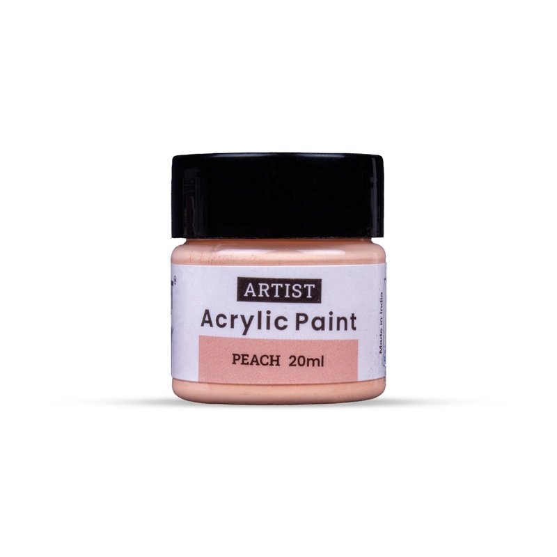 Acrylic Colour Peach 20ml Bottle