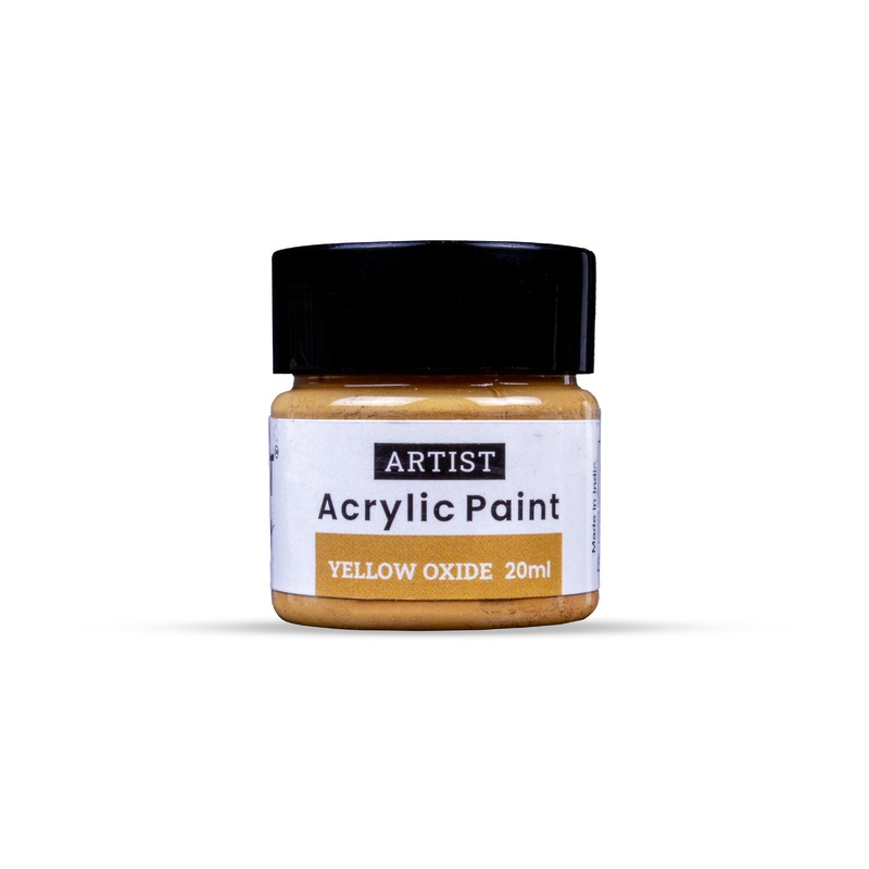 Acrylic Colour Yellow Oxide 20ml Bottle