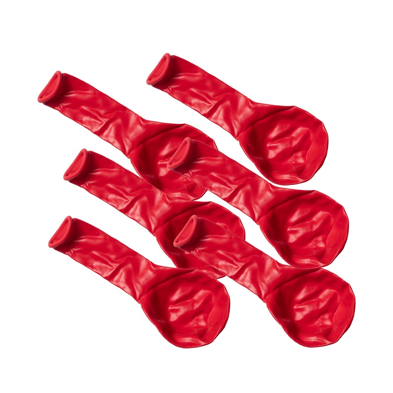 Metallic Balloons – Red (12 Inflated, Pack of 6)