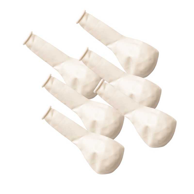 Metallic Balloons – White (12” inflated, Pack of 6) PJ99555645
