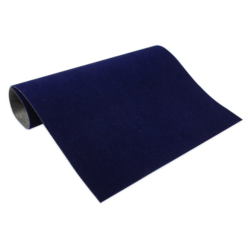 Flock Fabric A4 Blue 1Sheet Lb