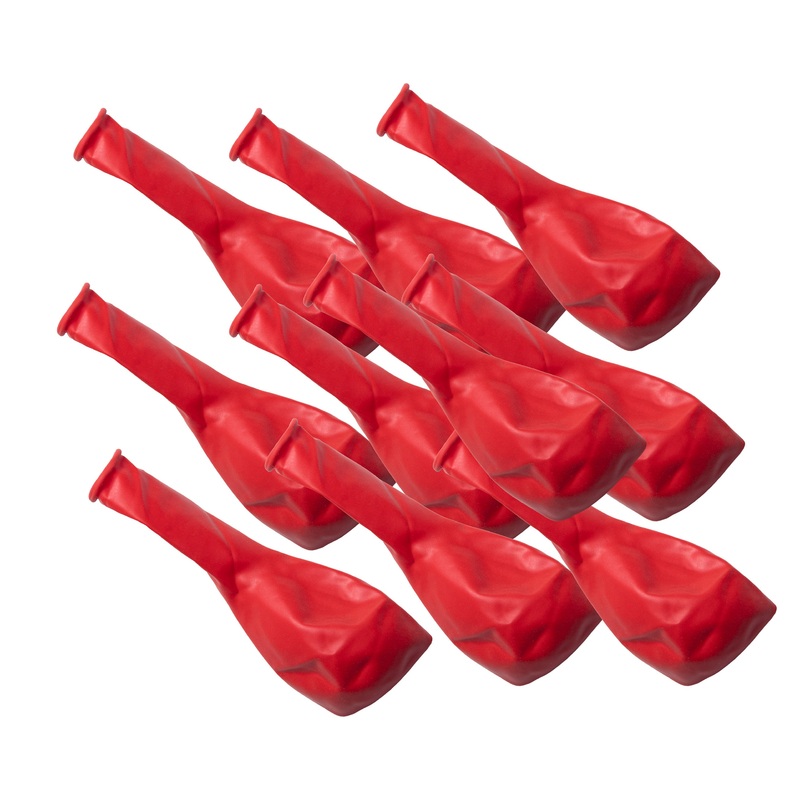 Metallic Balloons – Red (14” inflated, Pack of 6)