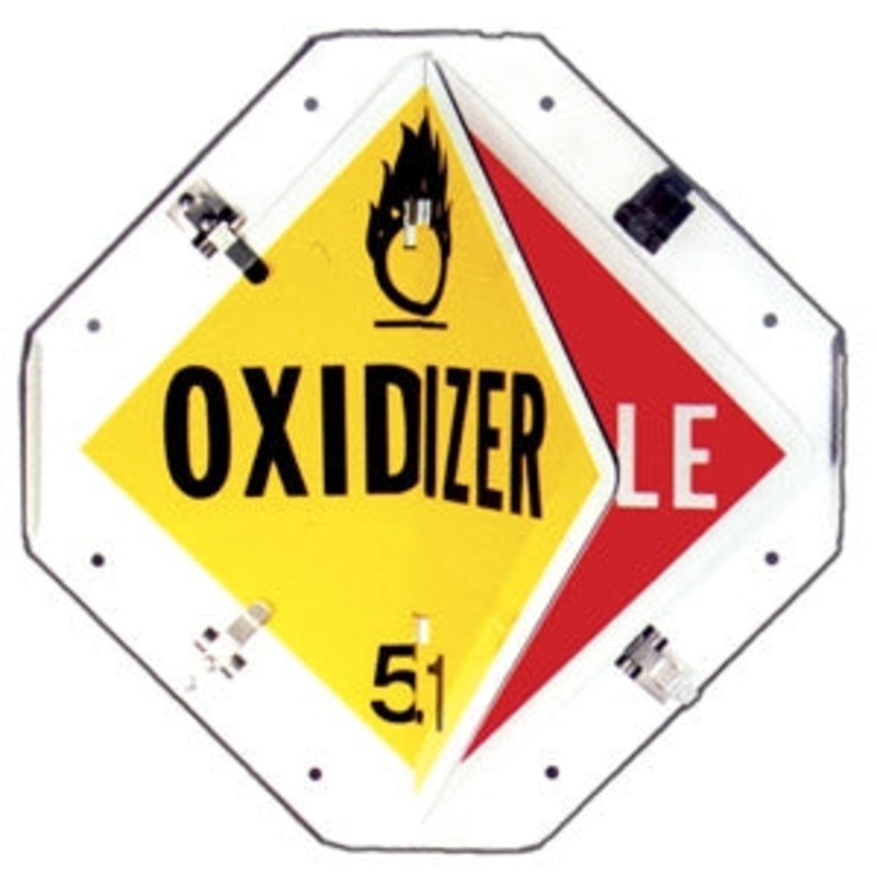 Aluminum- Multi-Flip Hazard Class Placards