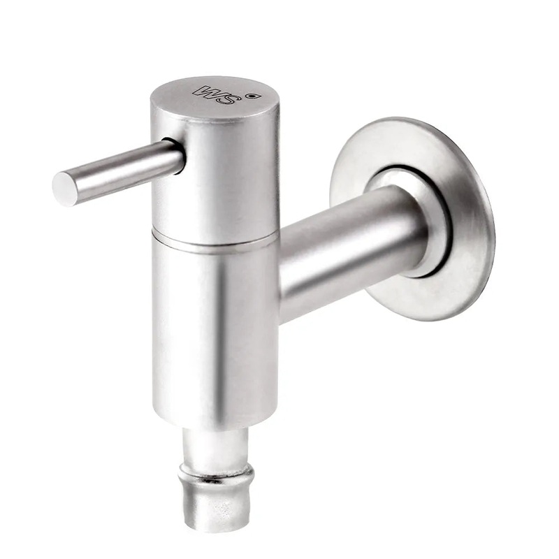 WS chrome wall tap with hose connector WP-1206P