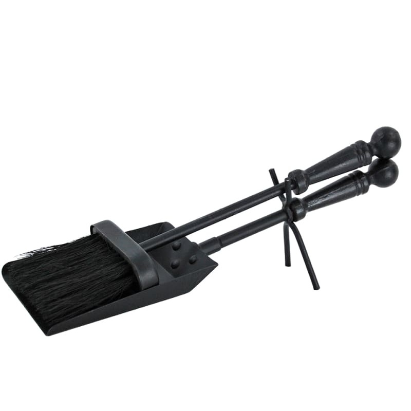 Hearth Tidy 35cm Black FPCS5