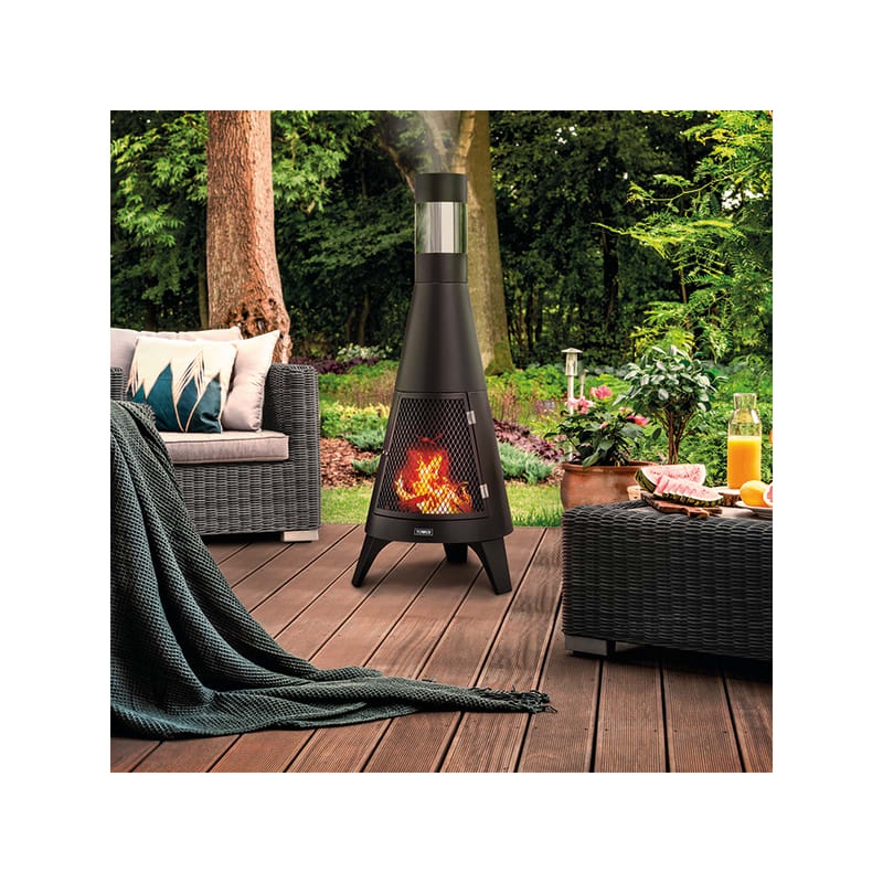 Stealth Fire Pit + Chimney Black T978508