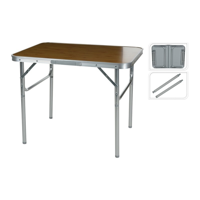 Bamboo Finish Camping Table