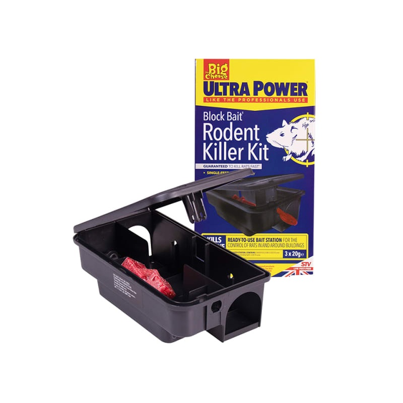 Ultra Power Block Bait Rat Killer Station STV566