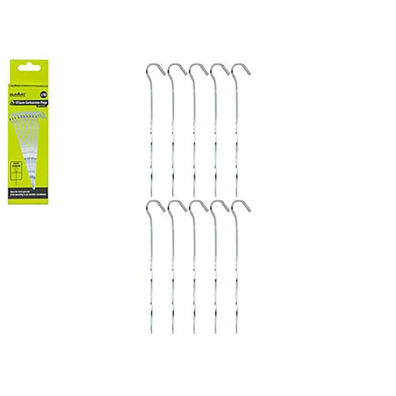 Corkscrew Tent Pegs 18cm x 10 581019
