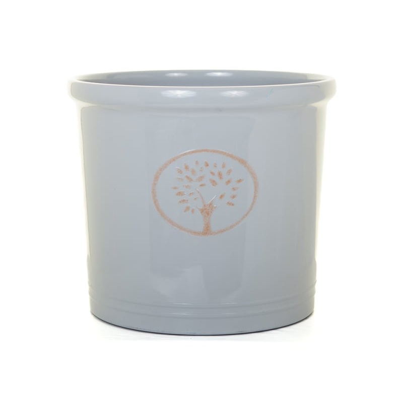 Cotswold Cylinder Plant Pot Grey