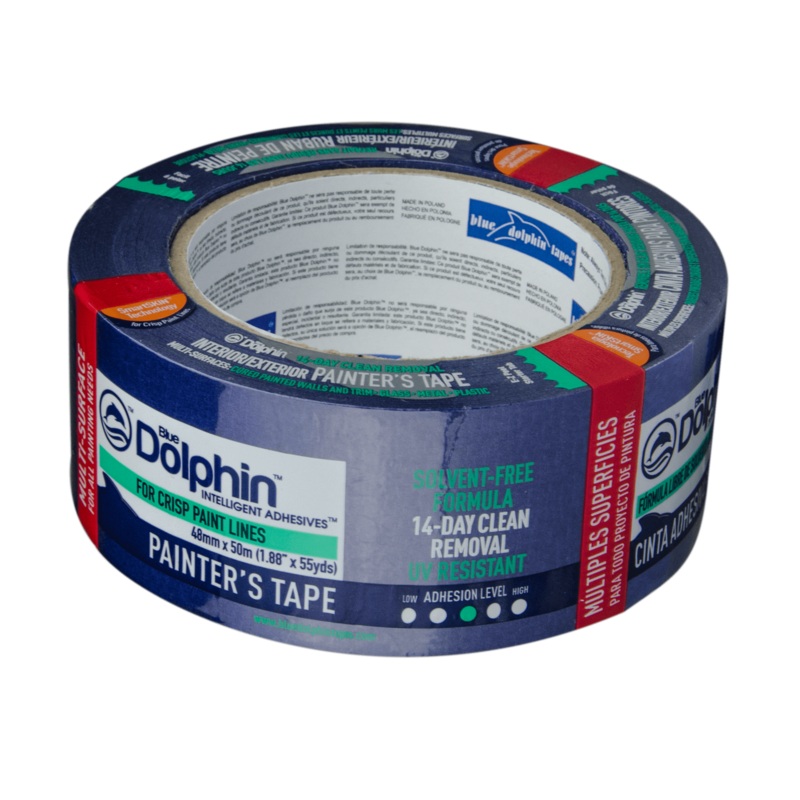 Blue Dolphin Painter’s Tape 48mm x 50m (Blue)
